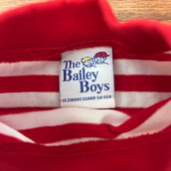 Bailey Boys Christmas Striped Santa Lounge Set PJs Matching Set Size 18 months - Picture 5 of 9